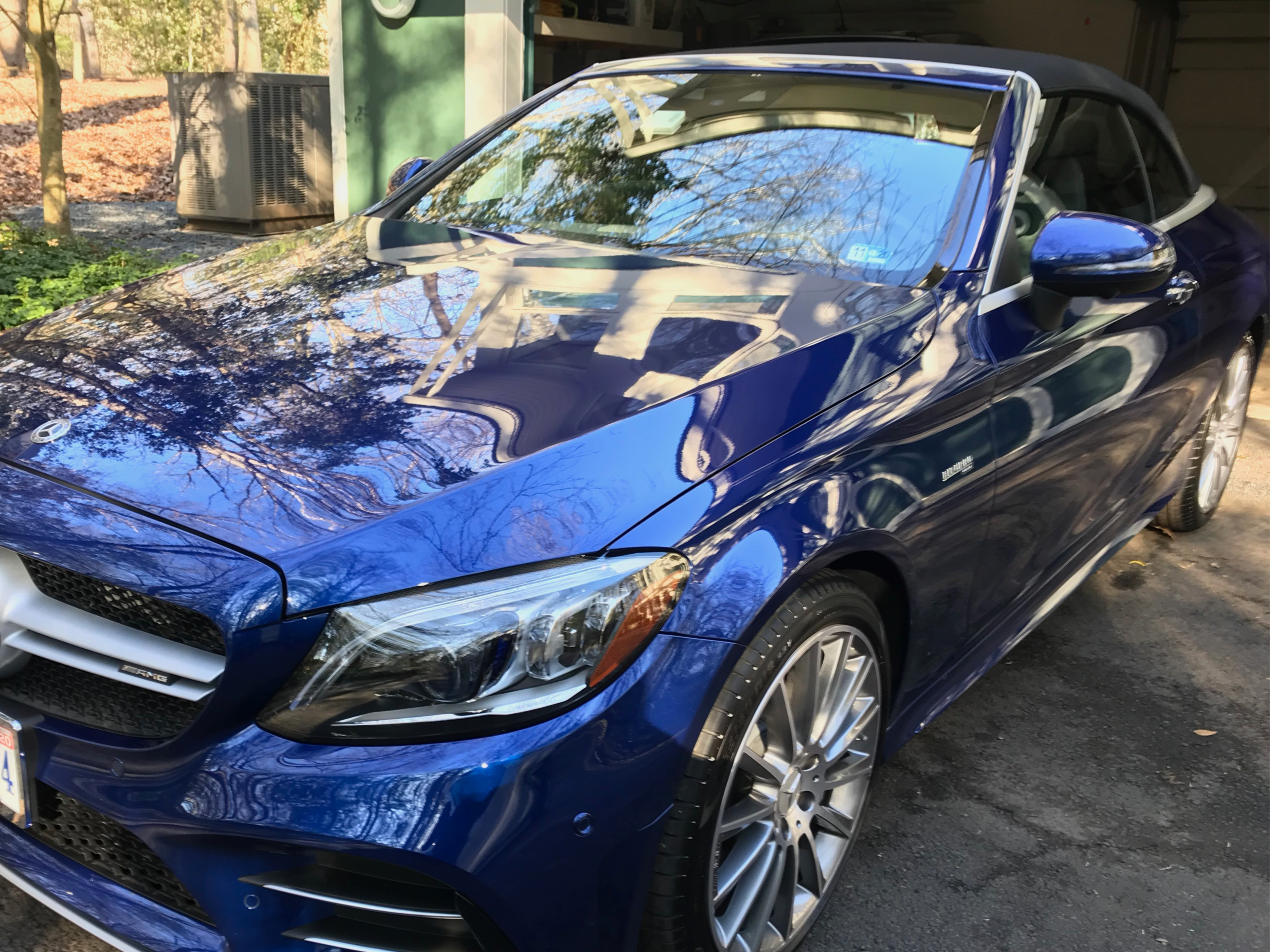 Full Detail — Blue Convertible