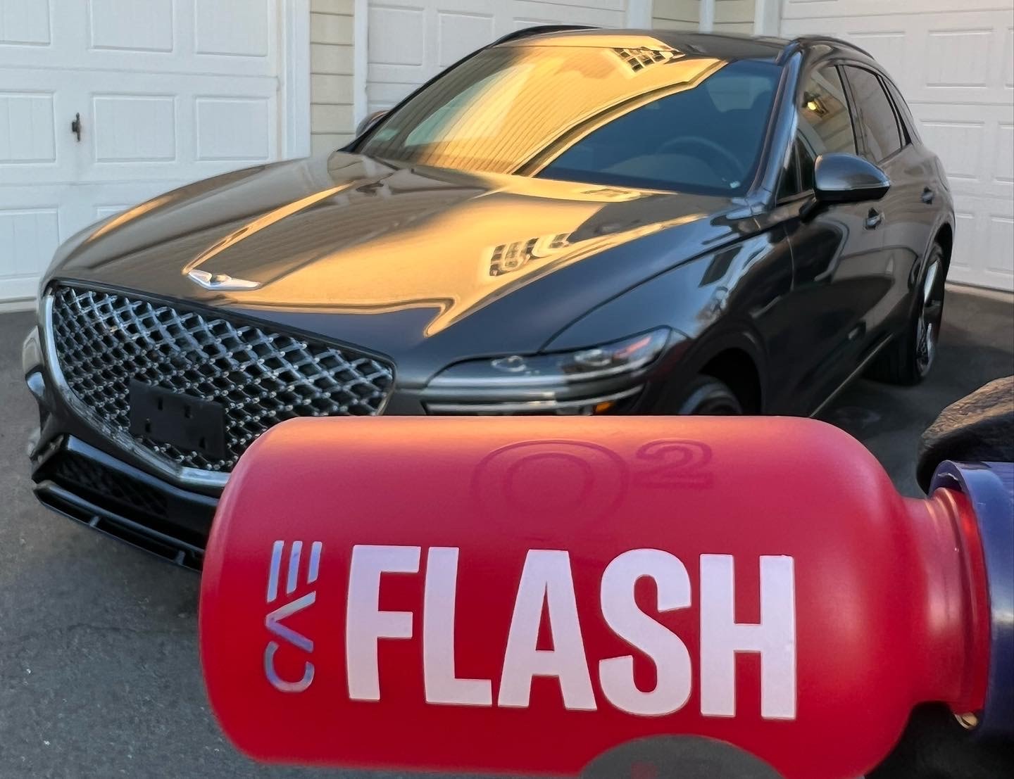 Ceramic Coating — Red Tesla