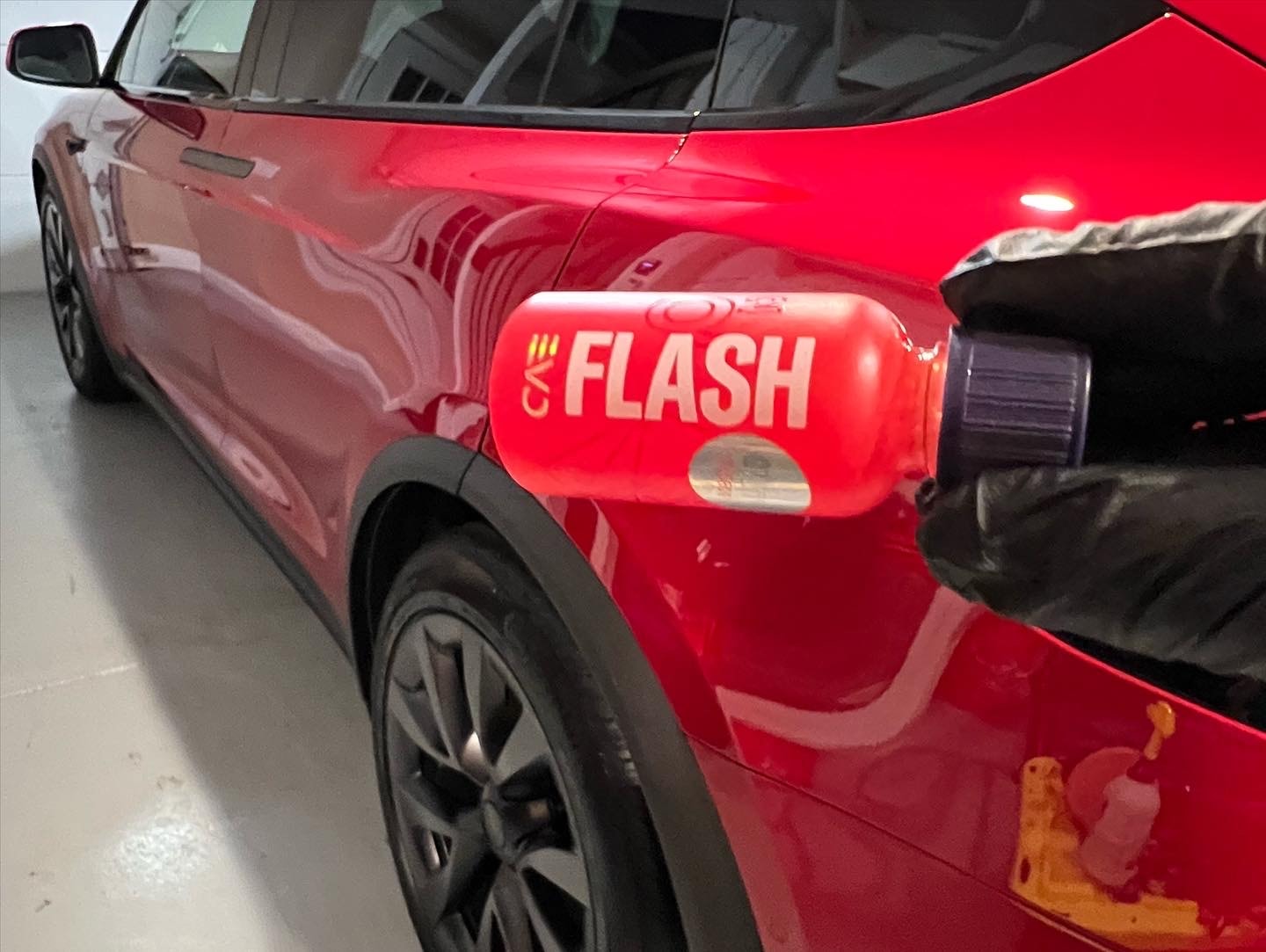 Ceramic Coating — Black SUV